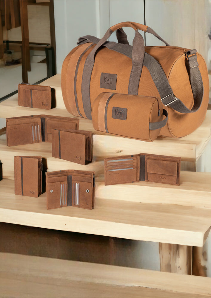 Portefeuille Femme en Cuir Véritable Pleine Fleur – Protection RFID